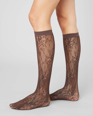 Rosa Lace Knee-Highs from Swedish Stockings