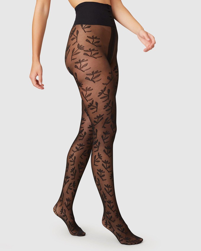 Flora Flower Tights from Swedish Stockings