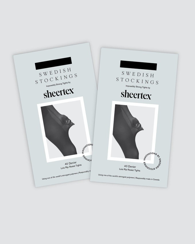 Lois Rip Resistant Tights Bundle: 2 pairs from Swedish Stockings