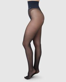 Selina Seam Tights via Swedish Stockings