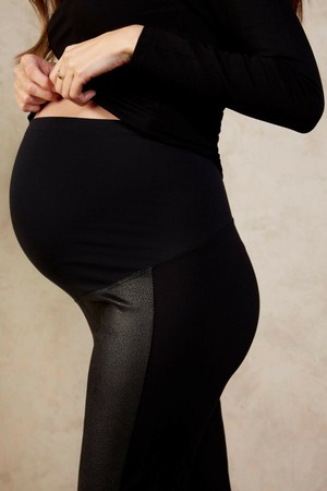 Pleather Maternity Legging from Tilbea London