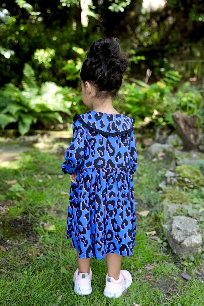 Maya Animal Print Girls Dress from Tilbea London