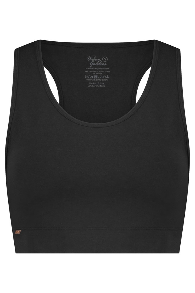 Surya Yoga Sports Bra – Urban Black from Urban Goddess