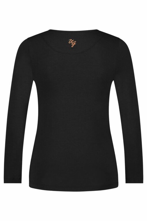 Zora longsleeve yoga top – Urban Black from Urban Goddess