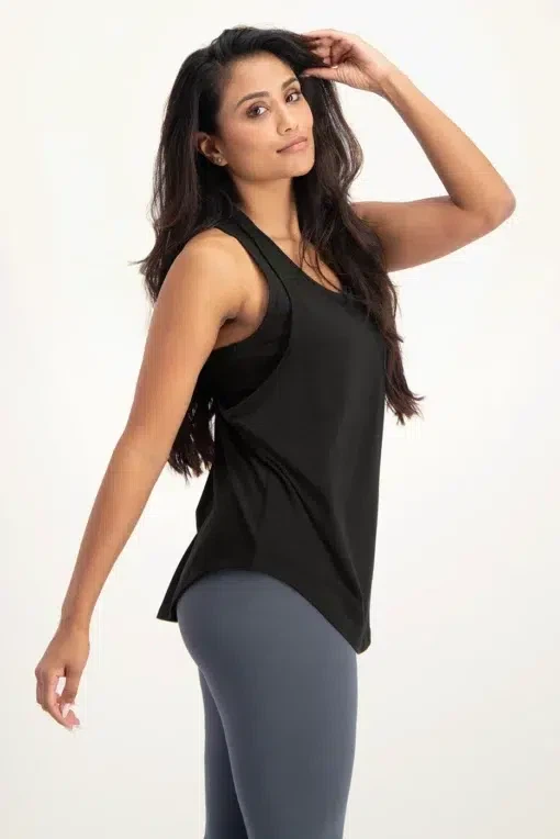 Maya Yoga Tank – Onyx Black from Urban Goddess