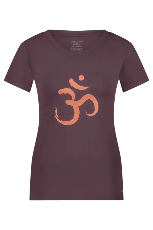 Om Core Yoga Tee – Berry from Urban Goddess