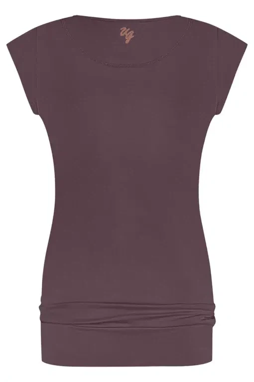 Asana Yoga Tee – Berry from Urban Goddess