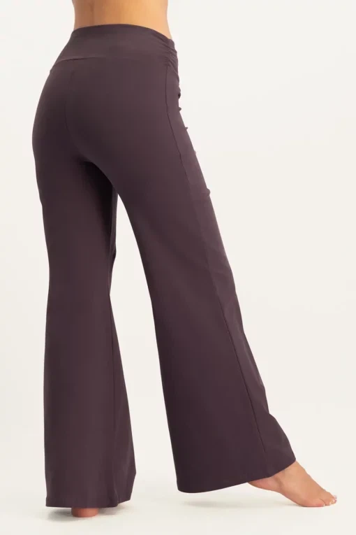 Maeve Wide Yoga Pants – Berry from Urban Goddess