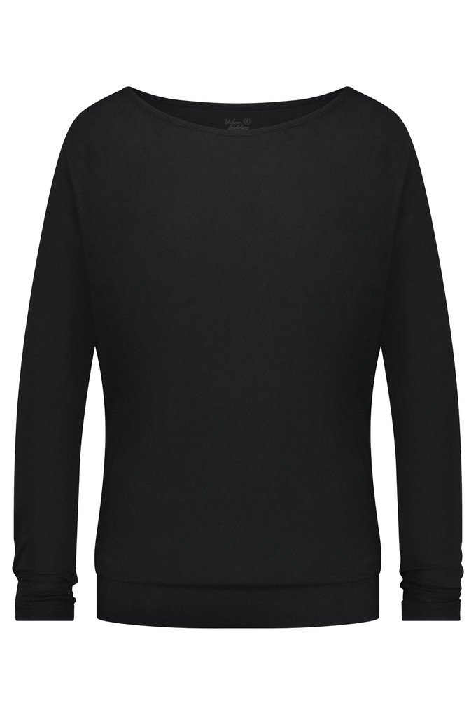 Budhi Longsleeve Yoga Top – Urban Black from Urban Goddess