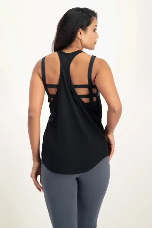 Maya Yoga Tank – Onyx Black from Urban Goddess