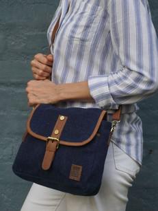 Boo- Navy Crossbody Sling via Urban Medley