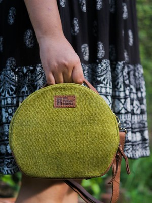 Minx – Olive Round Crossbody from Urban Medley