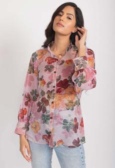 Floral Chiffon Shirt via Urbankissed