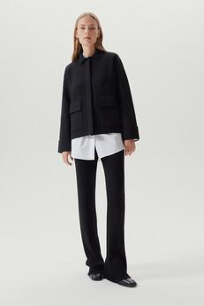 The Merino Wool Jacket - Black via Urbankissed
