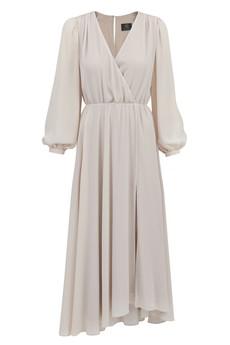 Magnolia Plain Beige Dress via Urbankissed