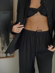 Josephine Relaxed Pant in Black via Urbankissed
