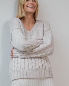 Slėniai: Silver Grey Merino Wool Sweater via Urbankissed