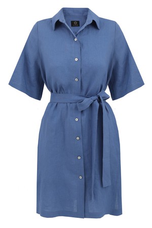 Soleil Linien Dress Blue from Urbankissed