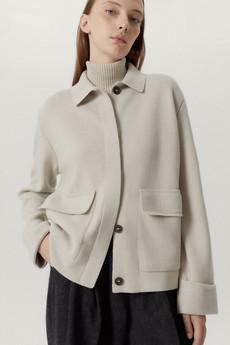 The Merino Wool Jacket - Pearl via Urbankissed