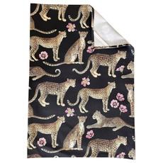 Floral Tea Towel Cotton - Leopards via Urbankissed