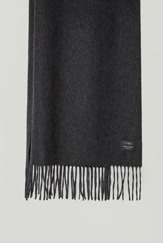 The Upcycled Cashmere Scarf - Dark Grey via Urbankissed