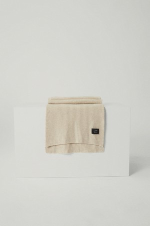 The Woolen Ribbed Scarf - Ecru from Urbankissed