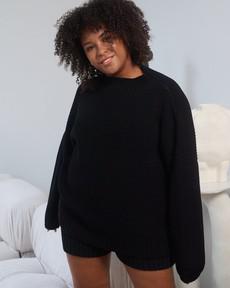 Laumės: Black Merino Wool Sweater via Urbankissed