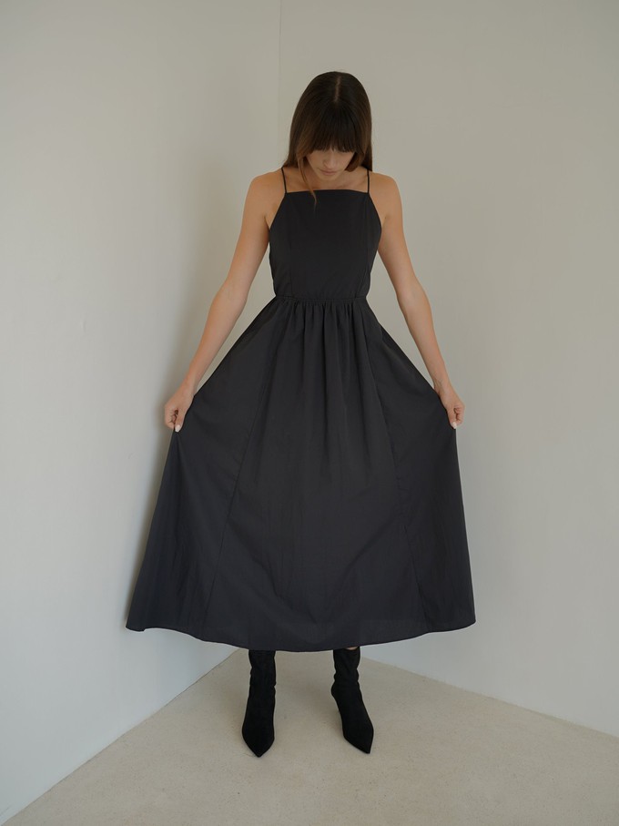 Calliope Backless Dress in Black from Urbankissed