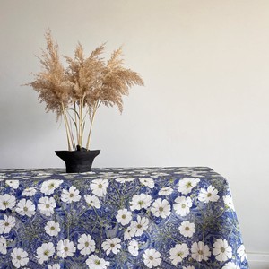 Floral Tablecloth Recycled Plastic - Blue Delft from Urbankissed