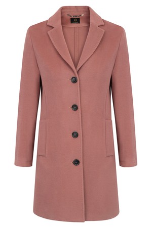 Dusty Pink Cashmere Coat from Urbankissed