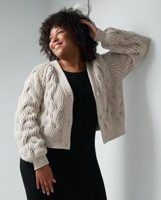 Nemunas: Silver Grey Merino Wool Cardigan via Urbankissed