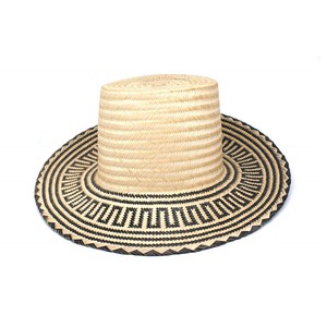 Andino Black Short Brim Straw Hat from Urbankissed