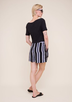 Striped Viscose Shorts from Vanilia