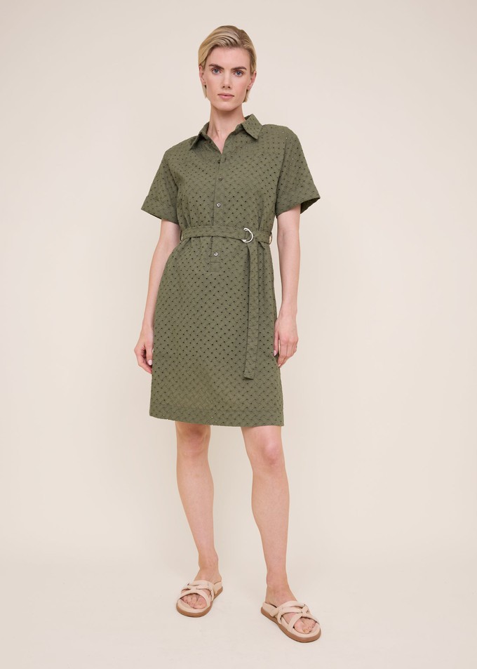 Broderie cotton shirt dress from Vanilia