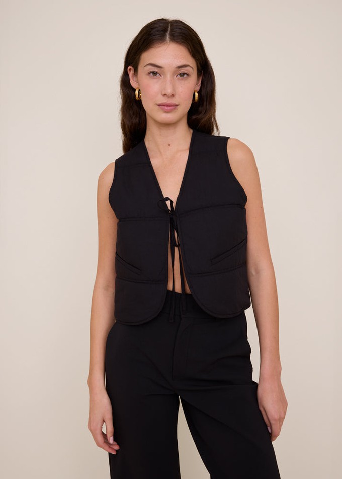 Padded cotton gilet from Vanilia