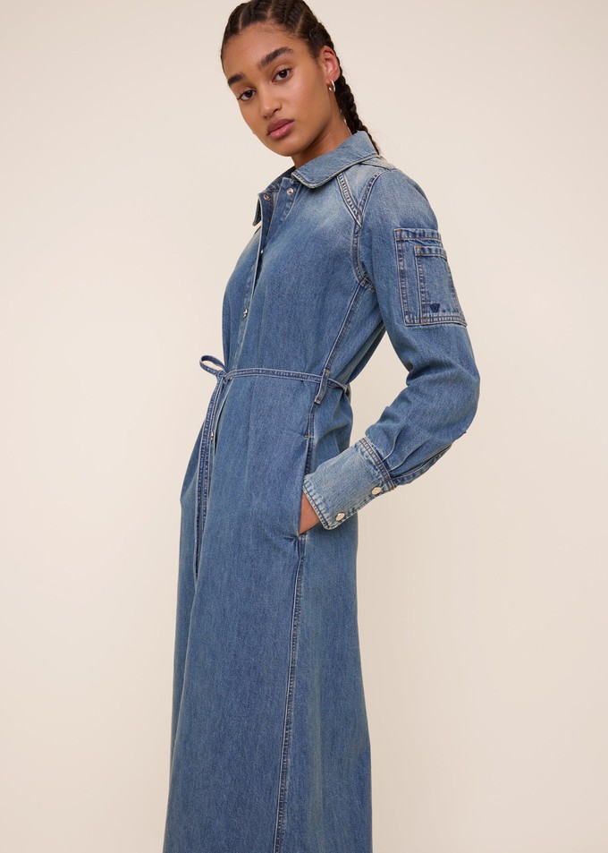 Denim midi jurk from Vanilia