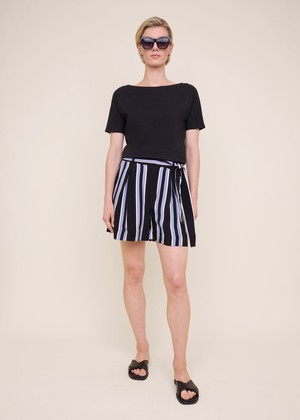 Striped Viscose Shorts from Vanilia