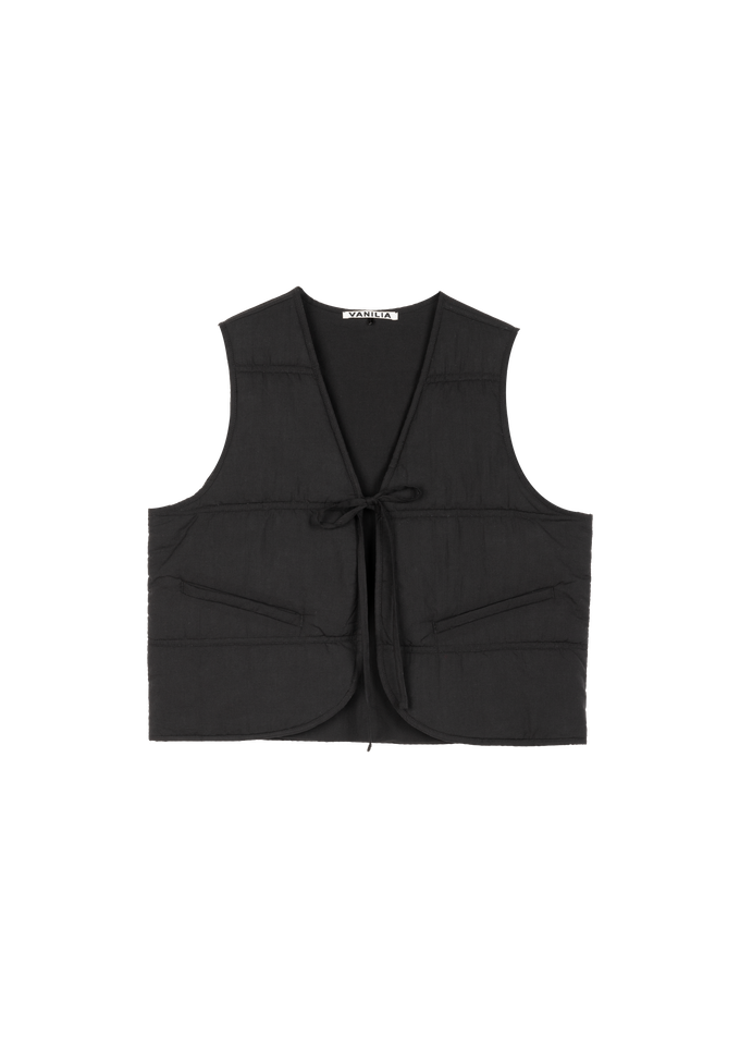 Padded cotton gilet from Vanilia