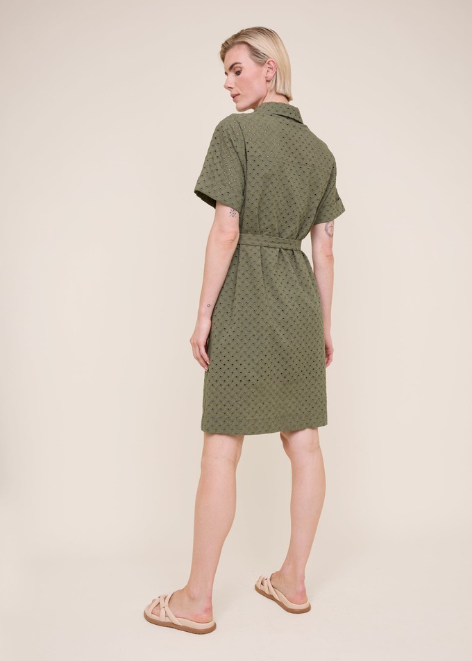 Broderie cotton shirt dress from Vanilia