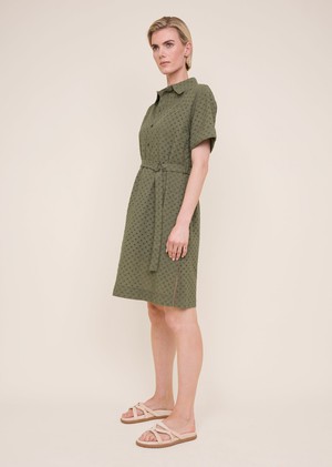 Broderie cotton shirt dress from Vanilia