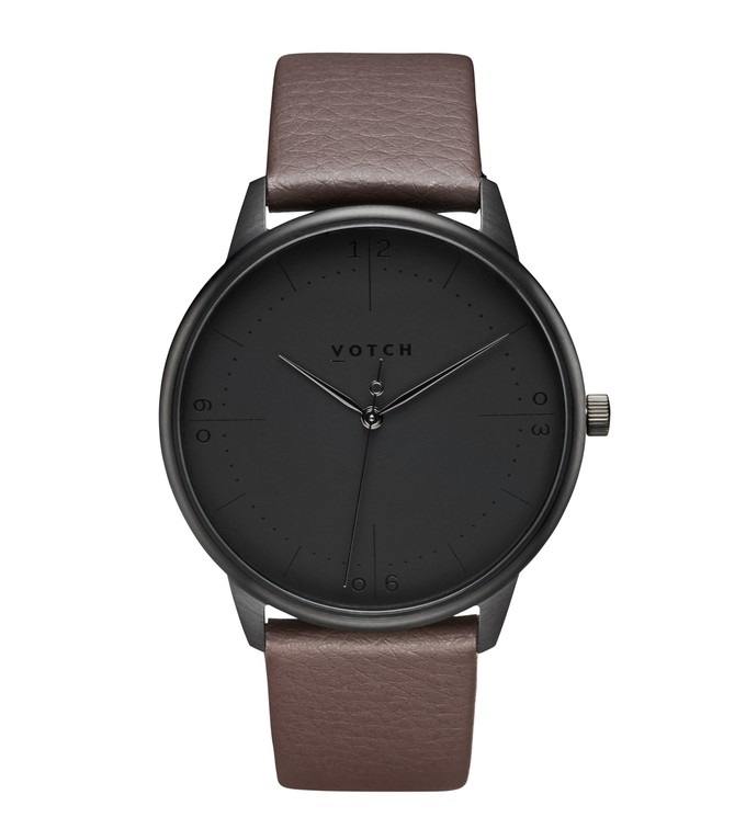 Black & Brown with Black Watch | Aalto from Votch