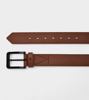 Marley Vegan Bio-Based Bamboo Classic belt in brown from Votch