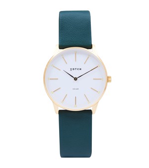 Gold & Forest Green Watch | Solar Classic from Votch