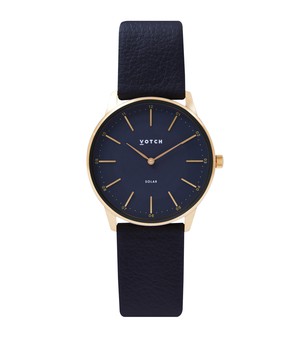 Gold & Black with Black Watch | Solar Classic from Votch