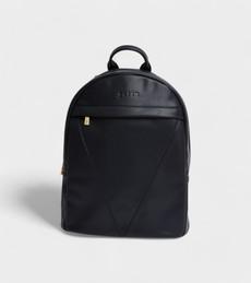 Laurie Vegan Bio-Based Bamboo Leather Backpack in Black via Votch