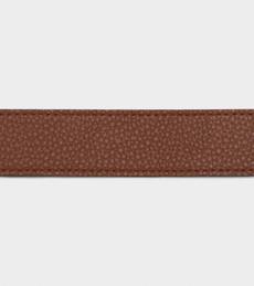 Olive Vegan Bio-Based Bamboo Classic belt in brown via Votch