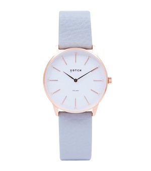 Rose Gold & Dove Grey Watch | Solar Classic from Votch