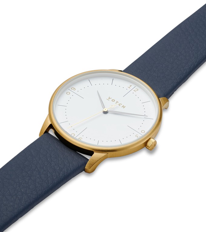 Gold & Navy Watch | Aalto from Votch