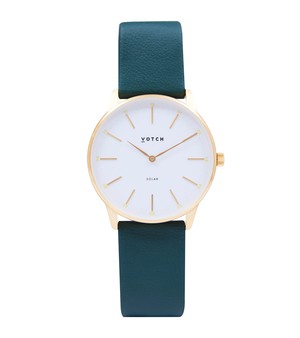 Gold & Forest Green Watch | Solar Classic from Votch