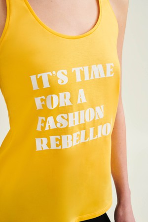 Racer Tank with Print - Sunshine from Wellicious